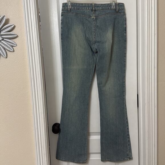 Who? Jeans company y2k vintage flare bell bottoms size 11 - Picture 7 of 7